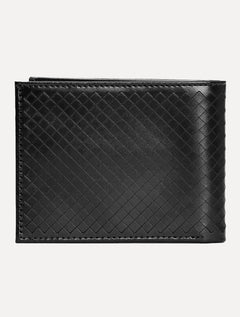 Carteira Aramis Masculina Couro Losango Preta