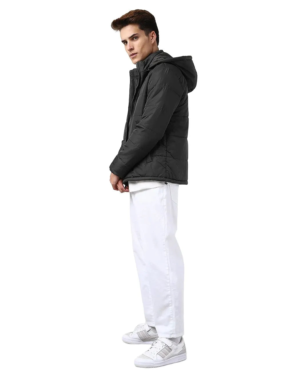 Jaqueta Ellus Masculina Nylon Down Ribbon Hood Preta