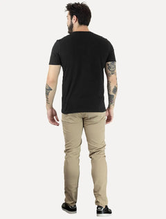 Camiseta John John Masculina Regular Logo Shadow Repeat Preta