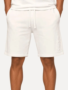 Bermuda John John Masculina Moletom Embossed Logo Off White