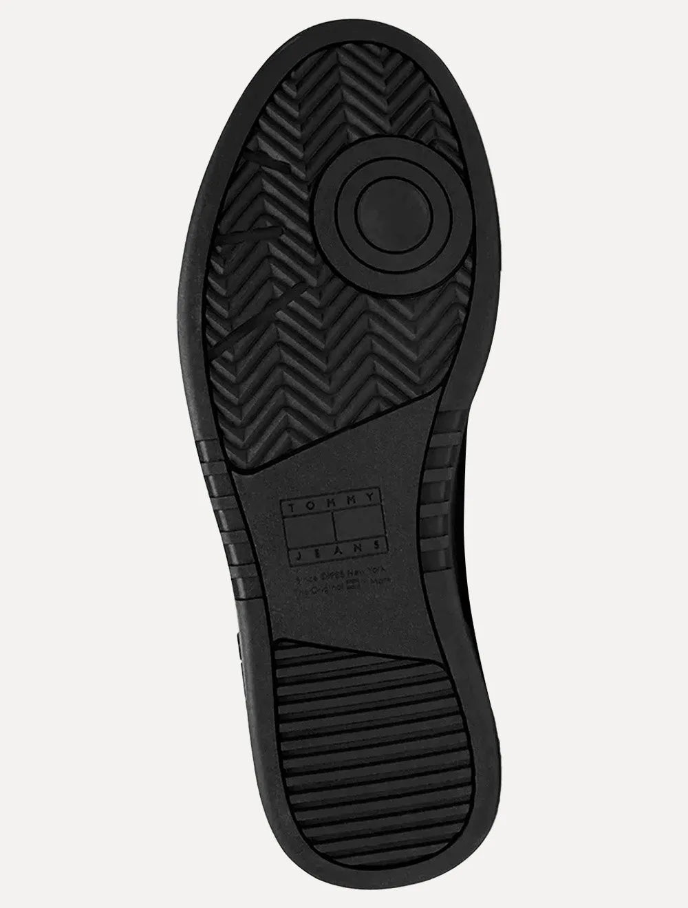 Tênis Tommy Jeans Masculino Cupsole Leather Preto