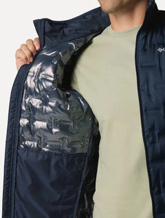 Jaqueta Columbia Masculina Delta Ridge II Down Sem Capuz Azul Marinho