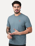 Camiseta Levis Masculina Standard Classic Printed Housemark Azul Médio