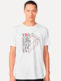 Camiseta Reserva Masculina SPFC 3D Shield Branca