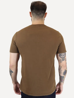 Camiseta Calvin Klein Jeans Masculina Light New Logo Marrom