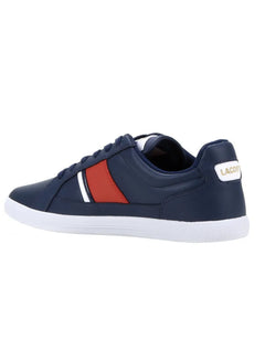 Tênis Lacoste Masculino Europa Nvy/Red Vermelho/ Azul Marinho