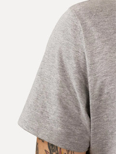 Camiseta Dudalina Basic Essential Navy Icon Cinza Mescla