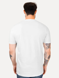 Camiseta Guess Masculina Denim Trusted Branca