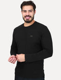 Camiseta King & Joe Masculina Manga Longa Basic Small Logo Preto