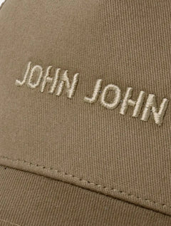 Boné John John JJ Basic Black Cáqui