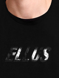 Camiseta Ellus Cotton Fine Dots Classic Preto