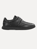 Tênis Empório Armani Masculino Couro Liso Preto