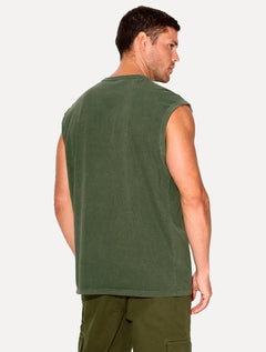 Regata John John Masculina Relaxed Fit Stone Mini Logo Verde Militar
