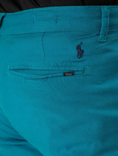 Bermuda Ralph Lauren Masculina Linho Navy Icon Azul Petróleo