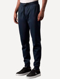 Calça Calvin Klein Jeans Masculina Moletom CK Bordado Azul Marinho