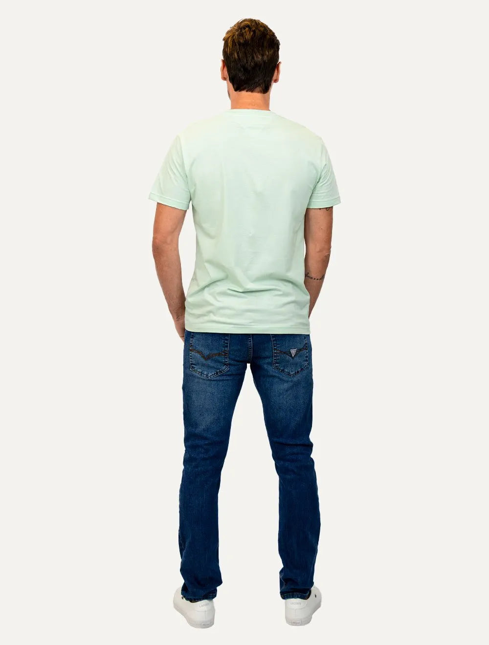 Camiseta Tommy Hilfiger Masculina Essential Cotton Verde Claro