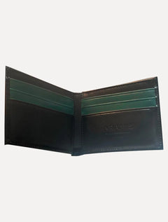 Carteira Aramis Masculina Couro Horizontal Grid Preto