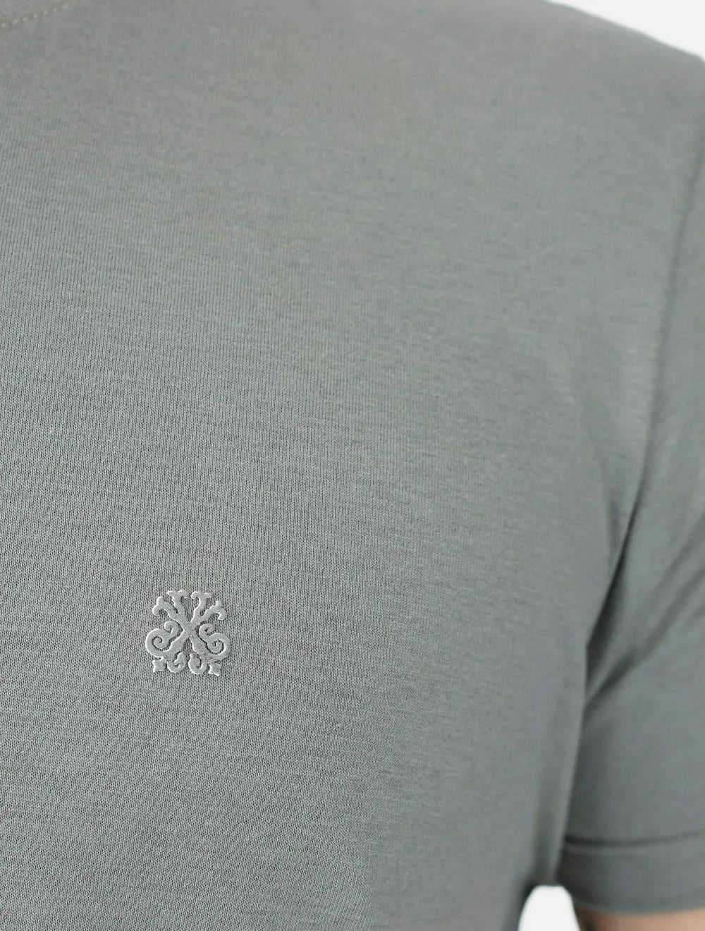 Camiseta John John Slim Fit One Cinza Médio