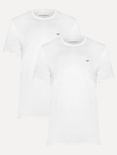 Kit Camisetas Emporio Armani Masculina C-Neck Branca
