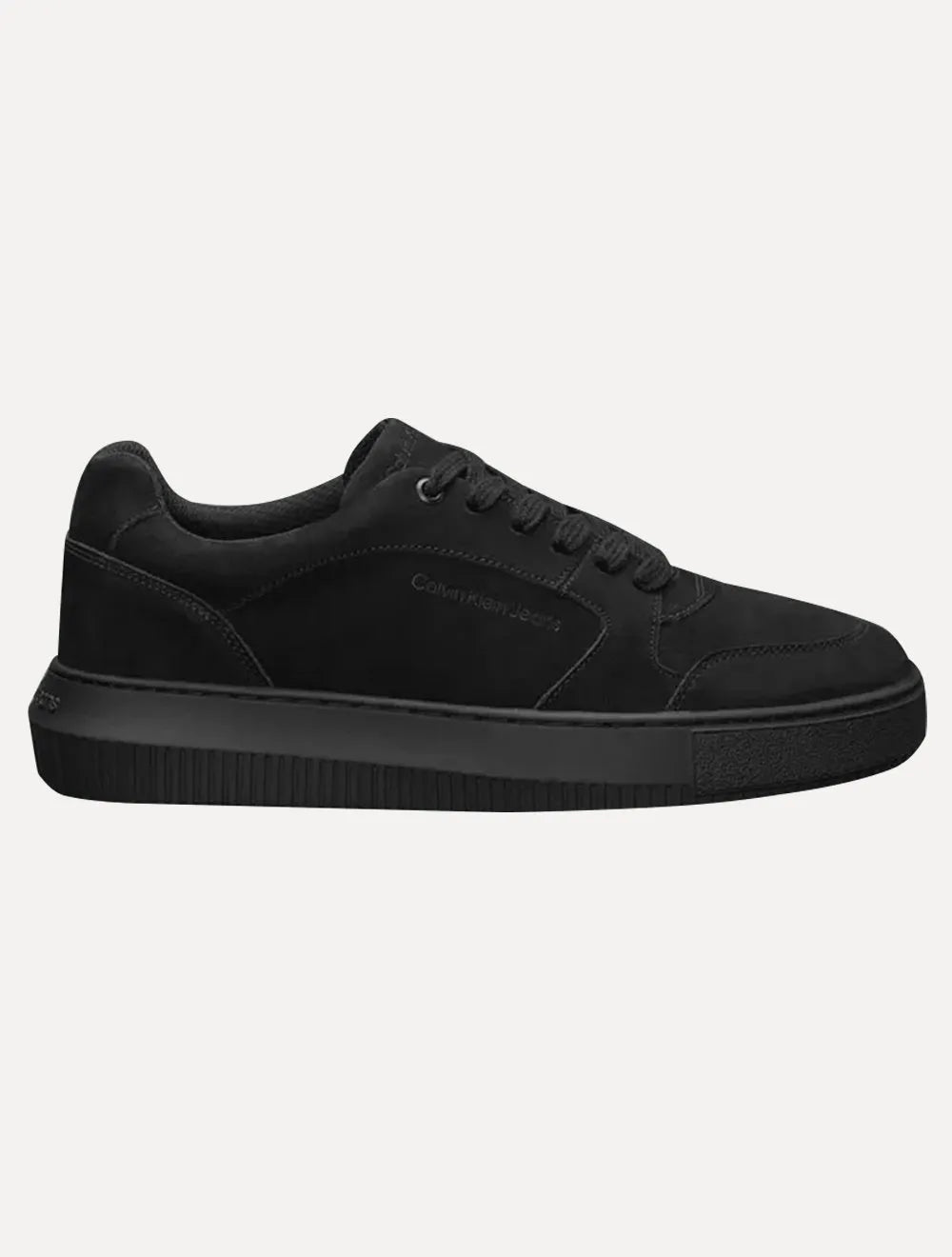 Tênis Calvin Klein Masculino Couro Chunky Unicolor Preto
