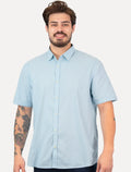 Camisa Aramis Masculina Regular Fio a Fio Azul Claro