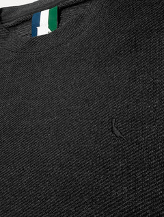 Moletom Reserva Masculino Moletinho Careca Logo Preto Mescla