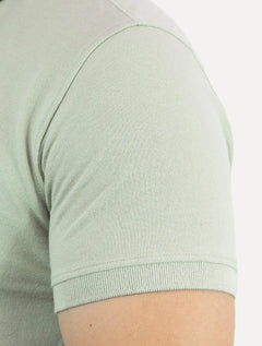 Polo Dudalina Piquet Essentials Cotton Basica Modal Verde Sálvia