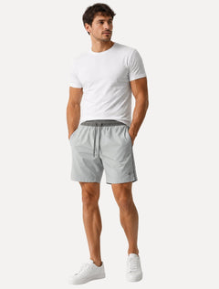 Short Dudalina Masculino Relax Classic Cinza Claro