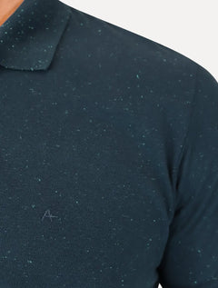 Polo Aramis Masculina Piquet Botone Mono Logo Azul Marinho