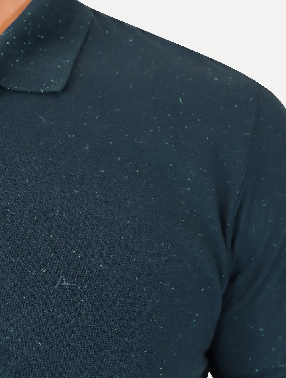 Polo Aramis Masculina Piquet Botone Mono Logo Azul Marinho