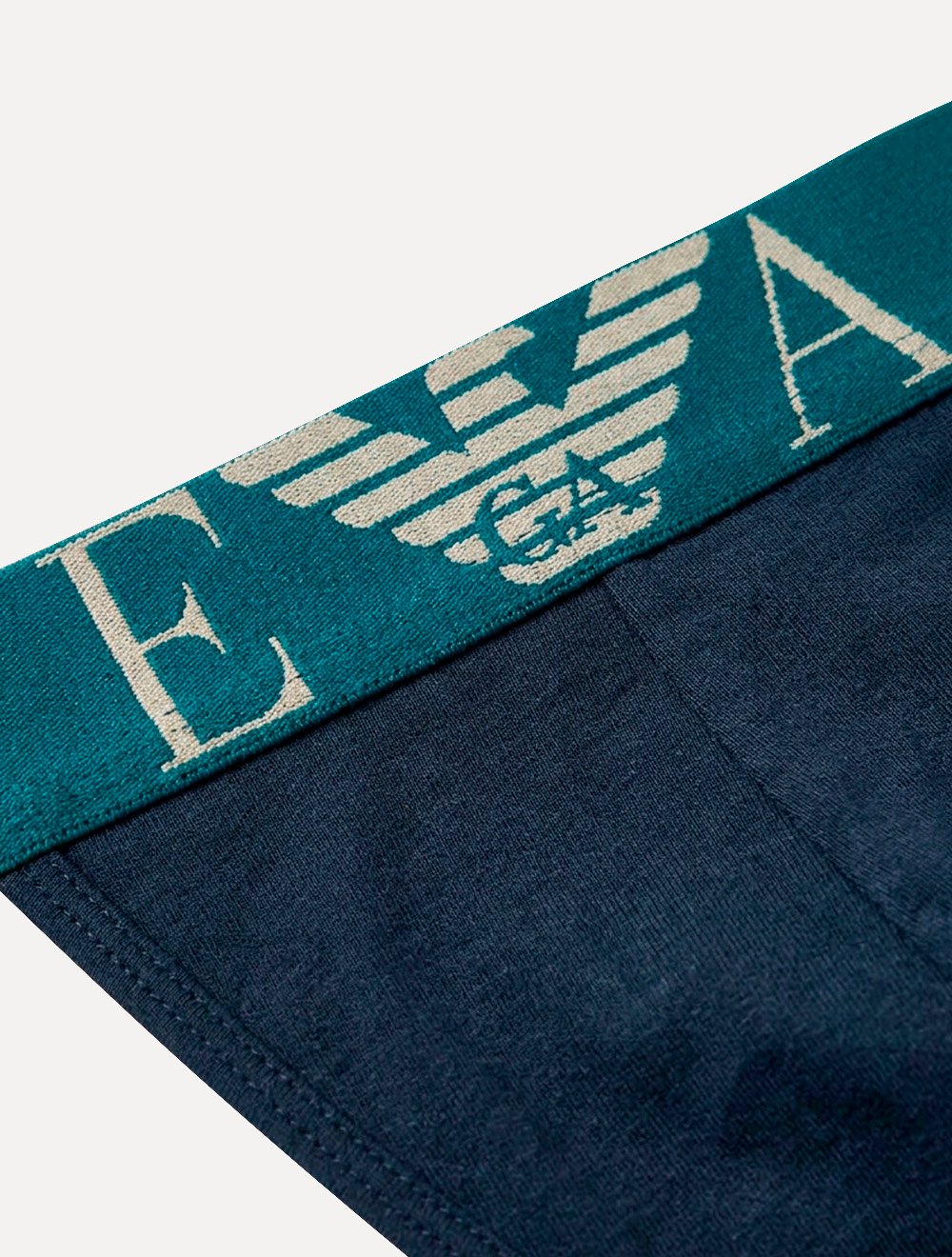 Kit Cuecas Emporio Armani Jockstrap EA Monogram Azul Marinho