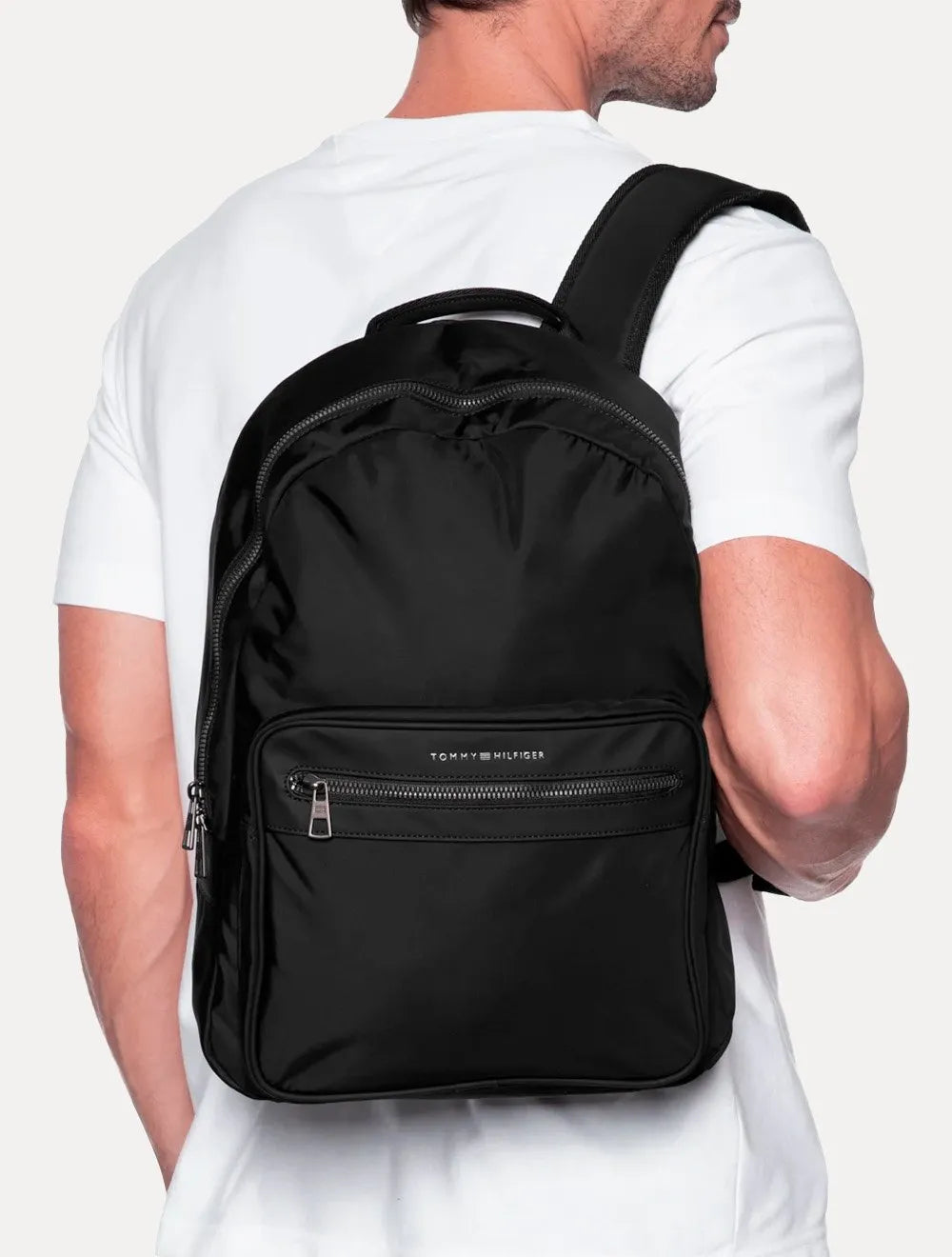 Mochila Masculina Tommy Hilfiger Repreve Backpack Preta