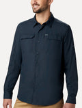 Camisa Columbia Masculina Silver Ridge II Collegiate Azul Marinho