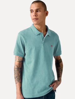 Polo Levis Masculina Housemark Azul Turquesa