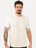 Camiseta King & Joe Masculina Good Day Logo Peito Off White