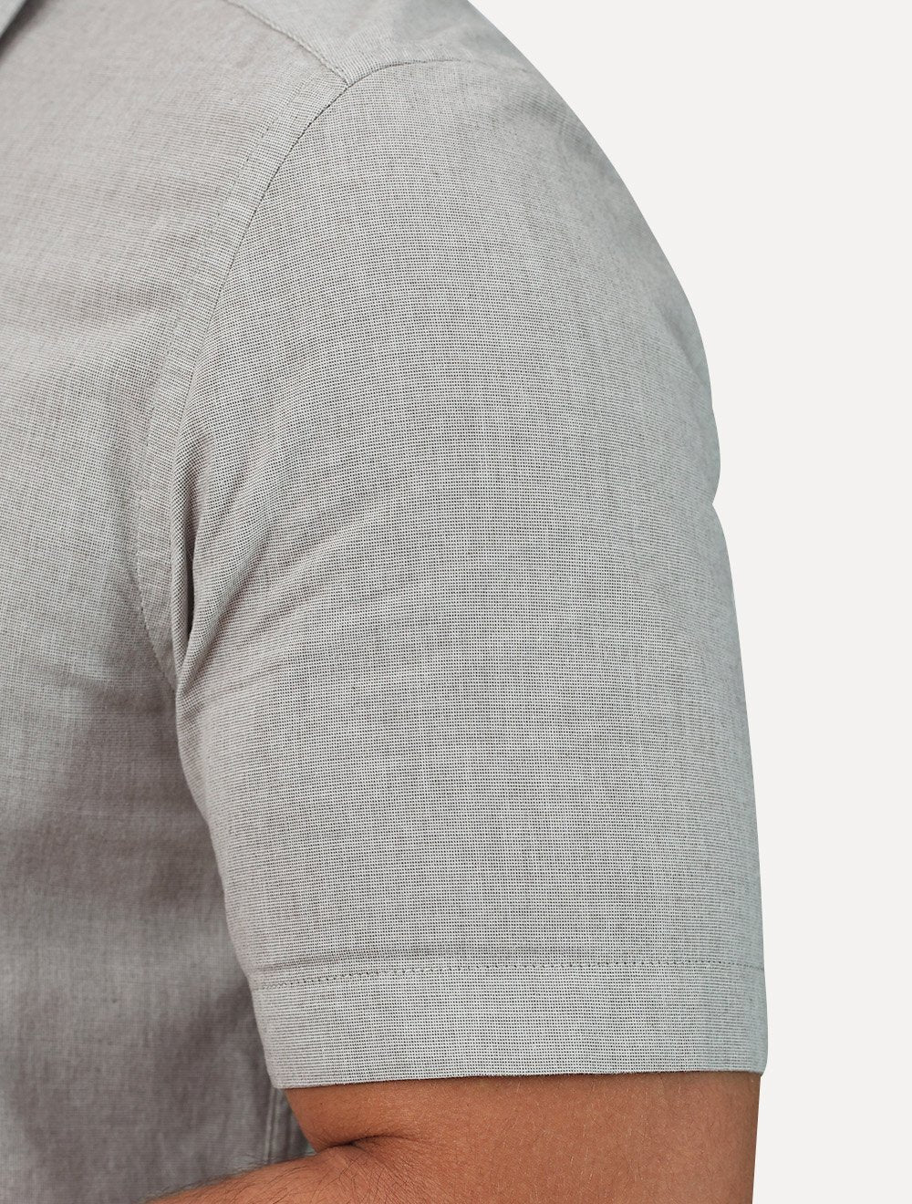 Camisa Aramis Masculina Slim Modal Linho Boa Vista Cáqui Claro