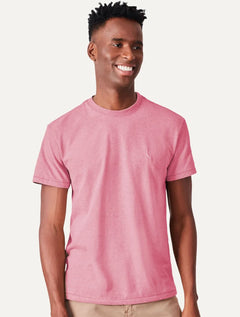 Camiseta Reserva Masculina Regular Mescla Touch Rosa