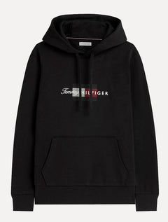 Moletom Tommy Hilfiger Masculino Brand Love Hoodie Preto