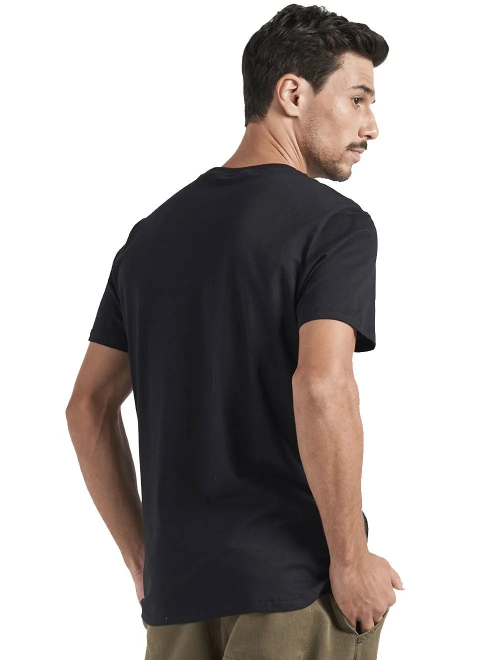 Camiseta Colcci Masculina Slim Pennant Flag 86 Preta