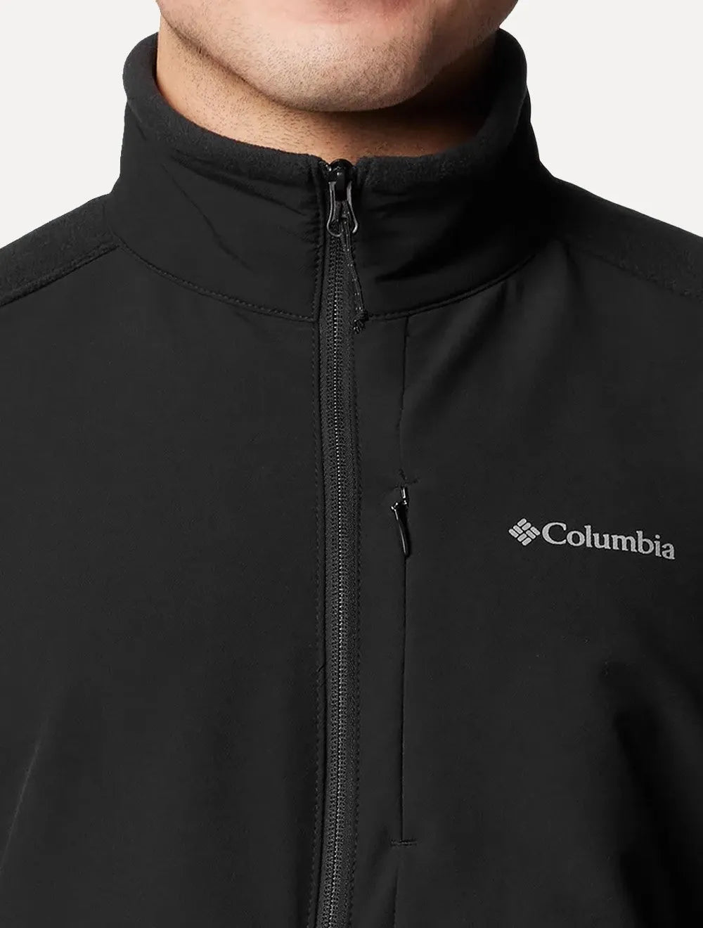 Jaqueta Columbia Masculina Fleeces Sage Peak Full Zip Preto 