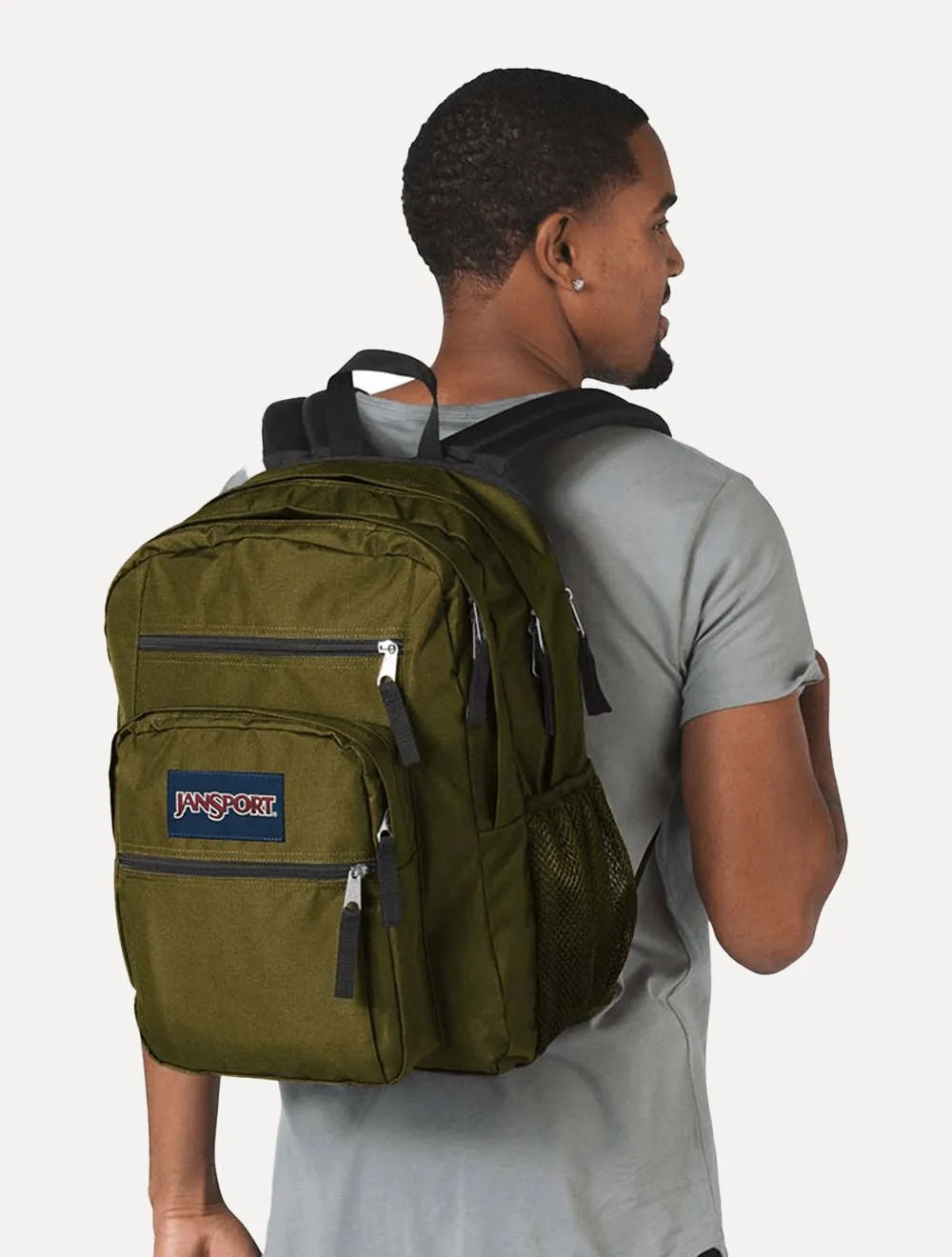 Mochila JanSport Big Student Army Green Verde Militar