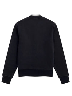 Jaqueta Fred Perry Moletom Masculina Regular Zip Through Preta