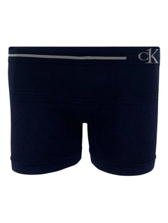 Cueca Calvin Klein Trunk Seamless Mescla Duo Azul Marinho