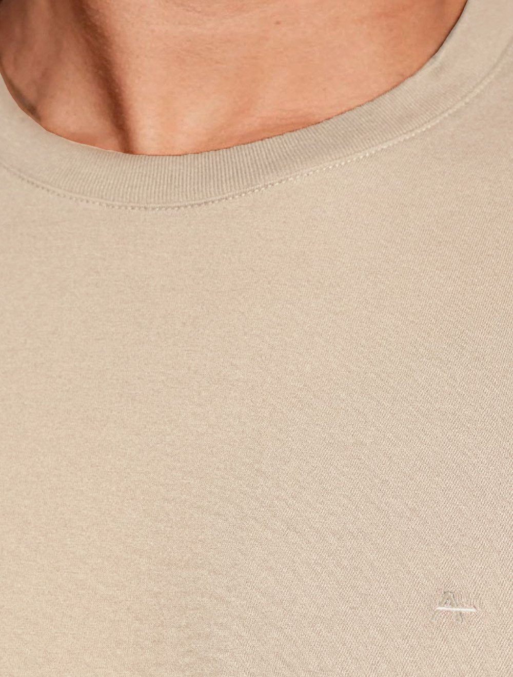 Kit Camisetas Aramis | Masculina Basic Lisa Amêndoa/Branca