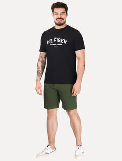 Bermuda Aramis Masculina Chino Cotton Sarja Verde Militar