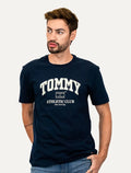 Camiseta Tommy Jeans Masculina Regular Athletic Club Azul Marinho