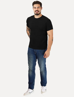 Camiseta Calvin Klein Jeans Cotton Lisa Preta