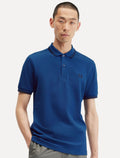 Polo Fred Perry Masculina Piquet Regular Black Twin Tipped Azul