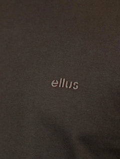 Camiseta Ellus Masculina Cotton Fine Duocolor Classic Marrom Escuro
