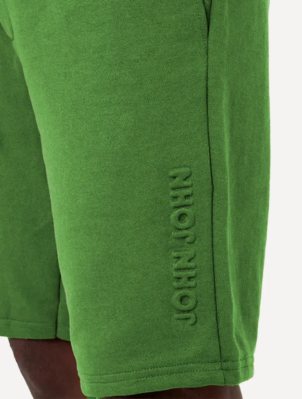 Bermuda John John Masculina Moletom Embossed Logo Verde